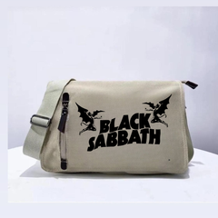 Blacksabbath Unisex Bej Postacı Çantası