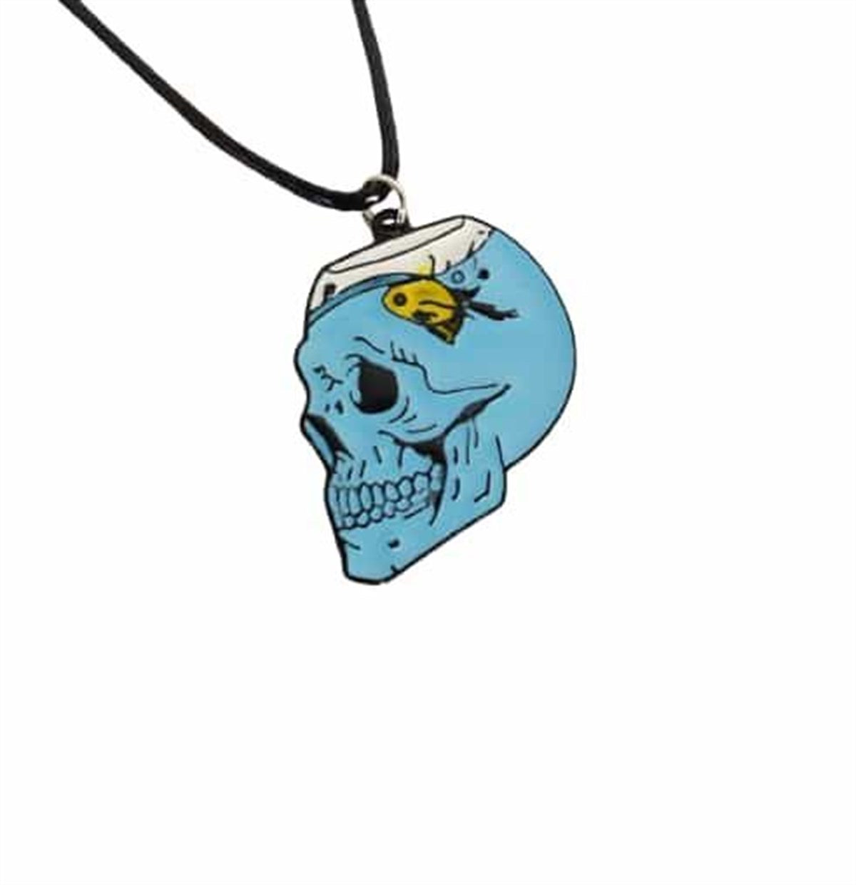 Blue Skull Necklace Kolye