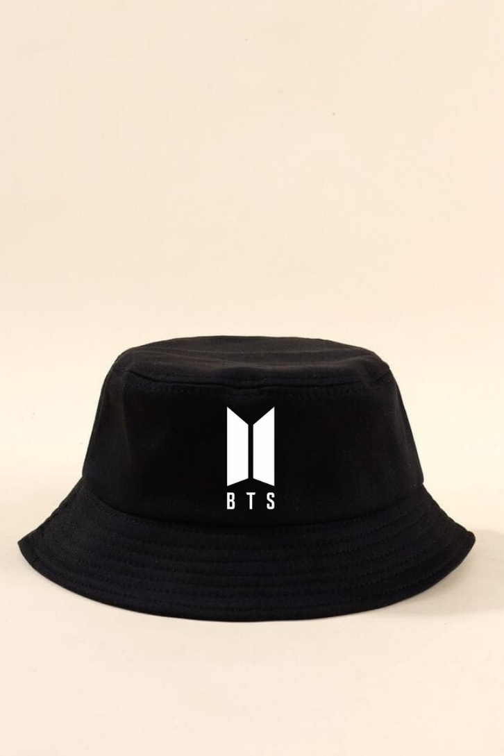 BTS Siyah Bucket Balıkçı Şapka