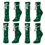 Christmas Temalı El Ele Çoraplar