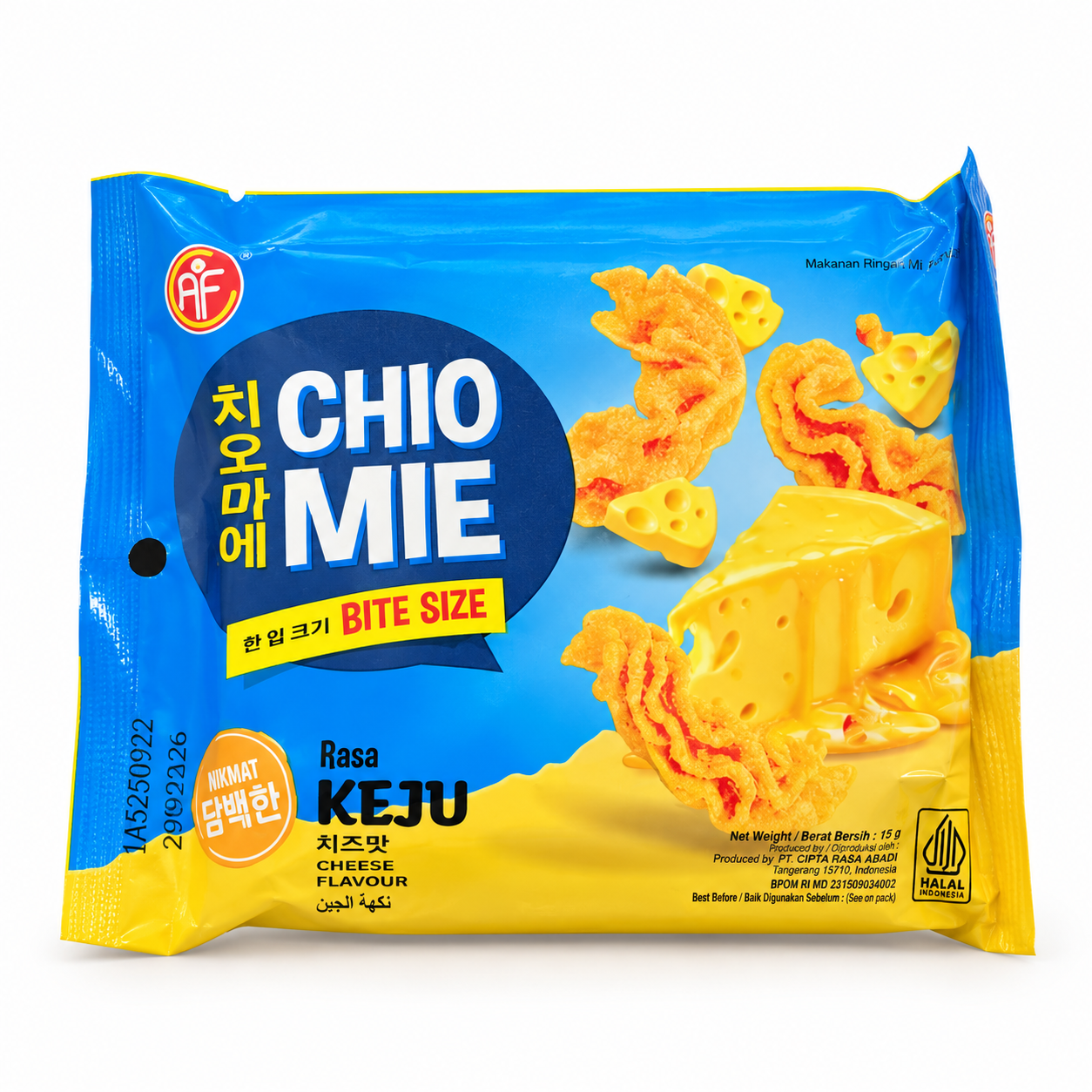 Cheo Mie Bite Size Peynir Aromalı Çıtır Atıştırmalık 15 g