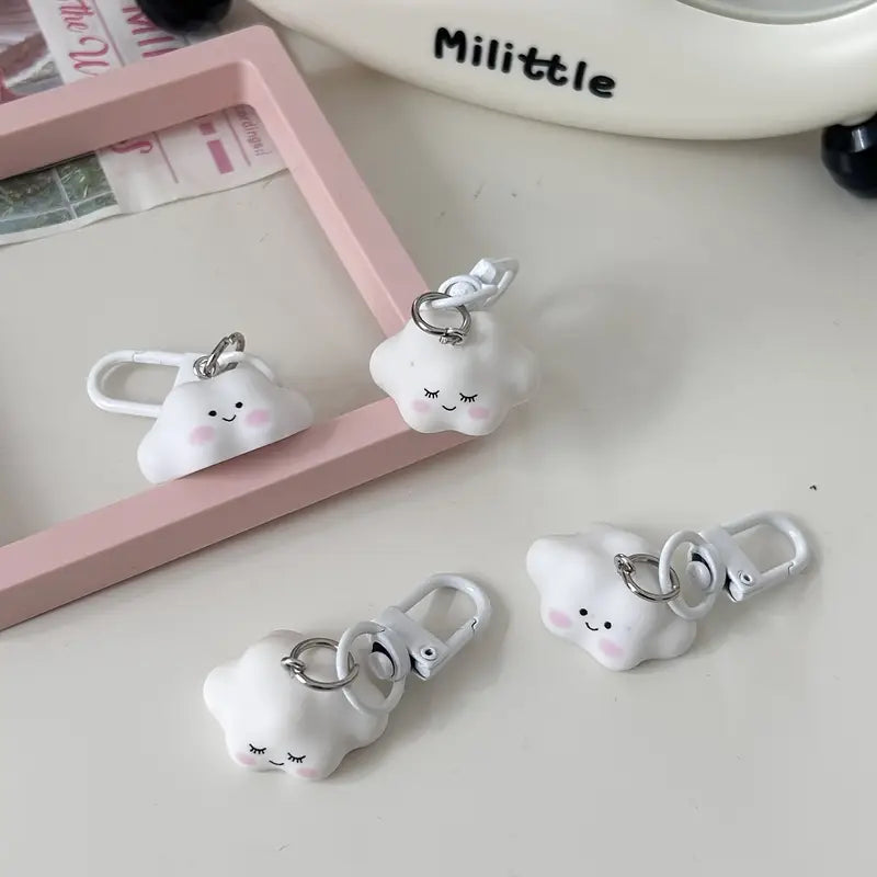 Sevimli Bulutlar Charm Anahtarlık