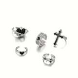 5'li Gothic Yüzük Seti