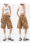 Camo Cargo Harajuku Y2K Unisex Şort Bermuda