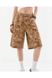 Camo Cargo Harajuku Y2K Unisex Şort Bermuda