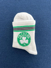 Celtics Unisex Beyaz Kolej Çorap