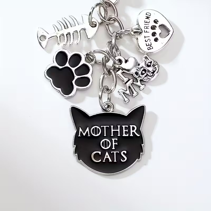 Mother Of Cat Charm Anahtarlık