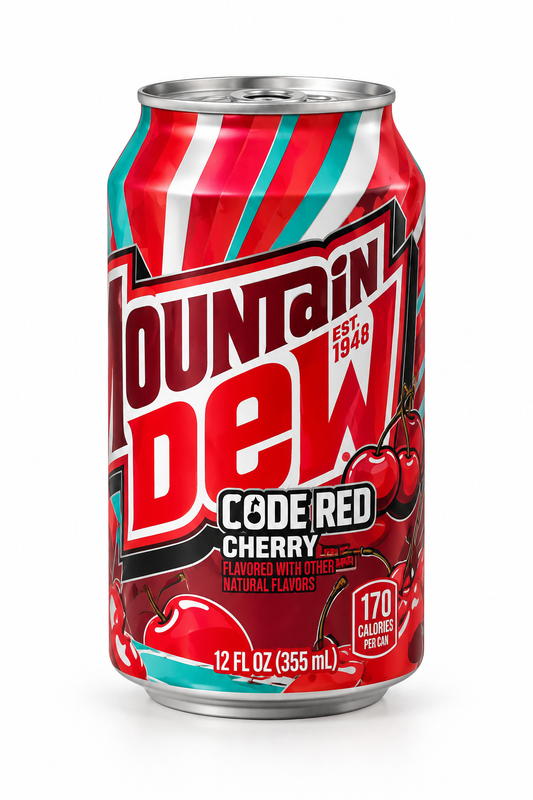 Mountain Dew Code Red Cherry 355 ml