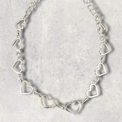 Chain Heart Kolye