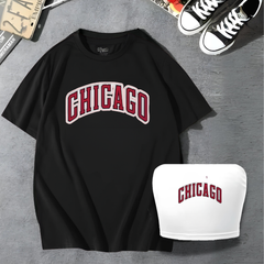 Chicago Couple T-Shirt & Croptop