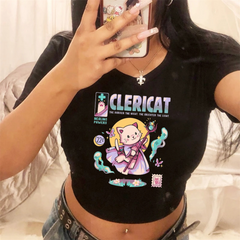 Clericat Siyah Crop