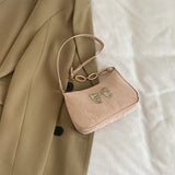 Y2K Ribbon Detail Küçük Omuz Çantası