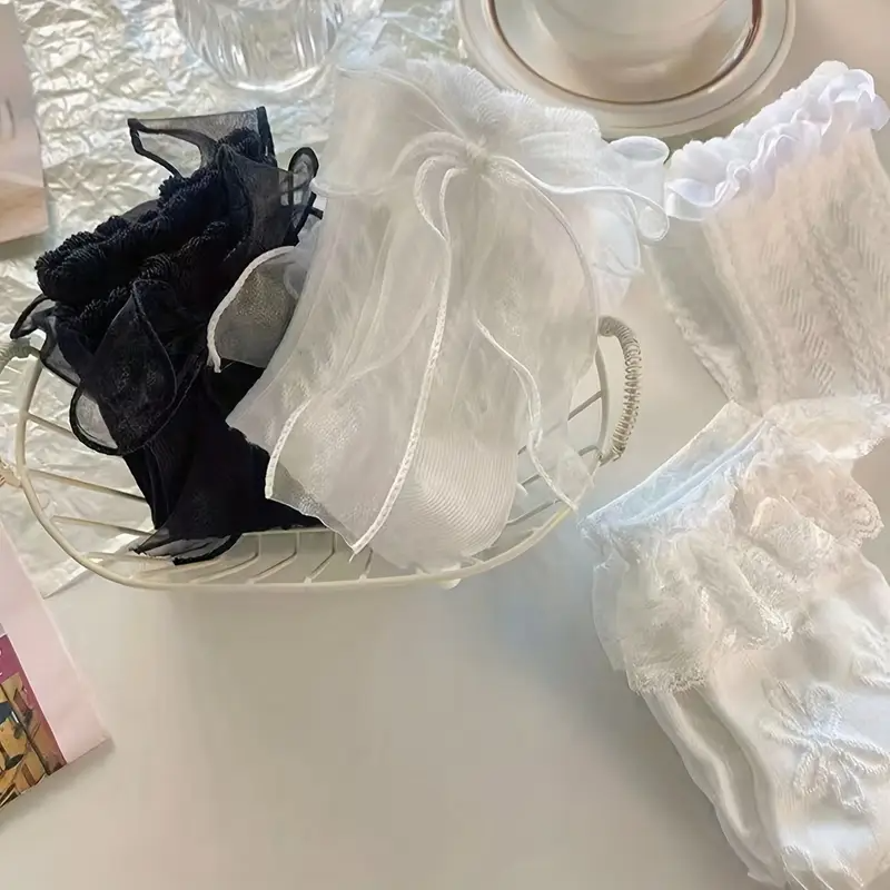 Dantel Detail Ithal Çorap