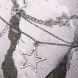 Y2K Retro Star Detaylı Kolye
