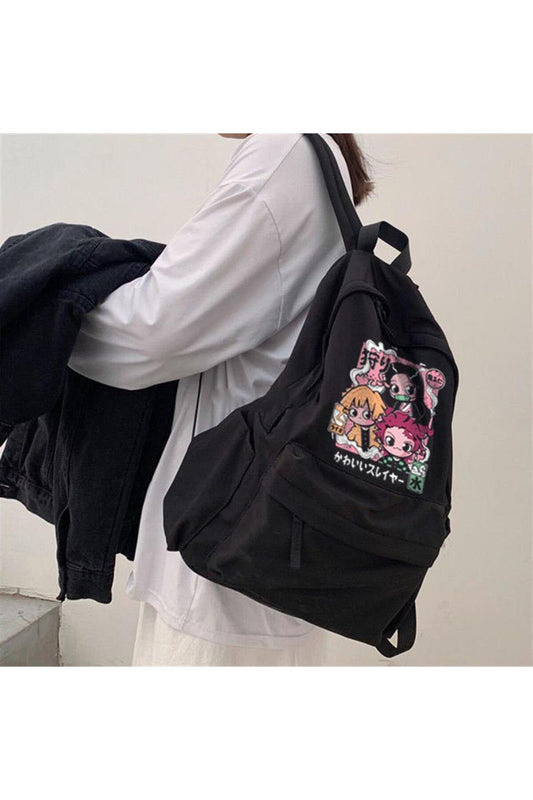 Darween  Demon Slayer Cover Baskılı Unisex Sırt Çantası