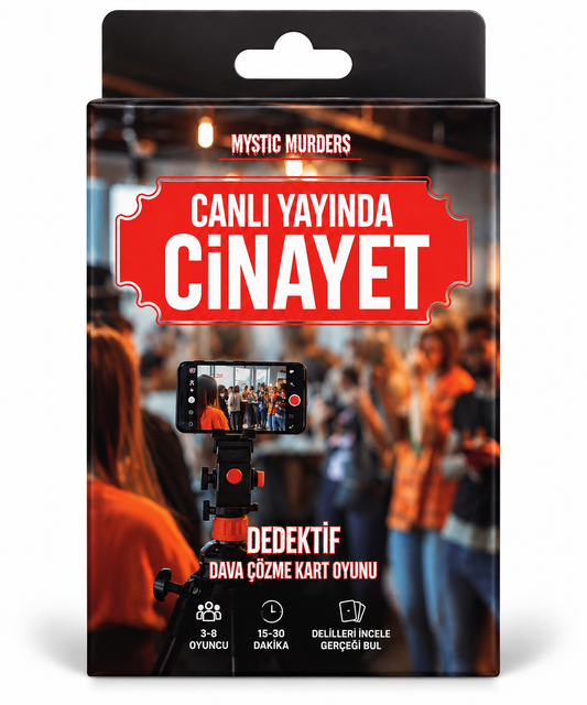 Mystic Murders – Canlı Yayında Cinayet Dedektif Kart Oyunu