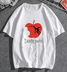 Death Note Logo Beyaz Unisex Oversize T-shirt