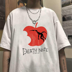 Death Note Logo Beyaz Unisex Oversize T-shirt