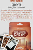 Dedektif Kart Oyunu - Arkeolojik Kazıda Cinayet