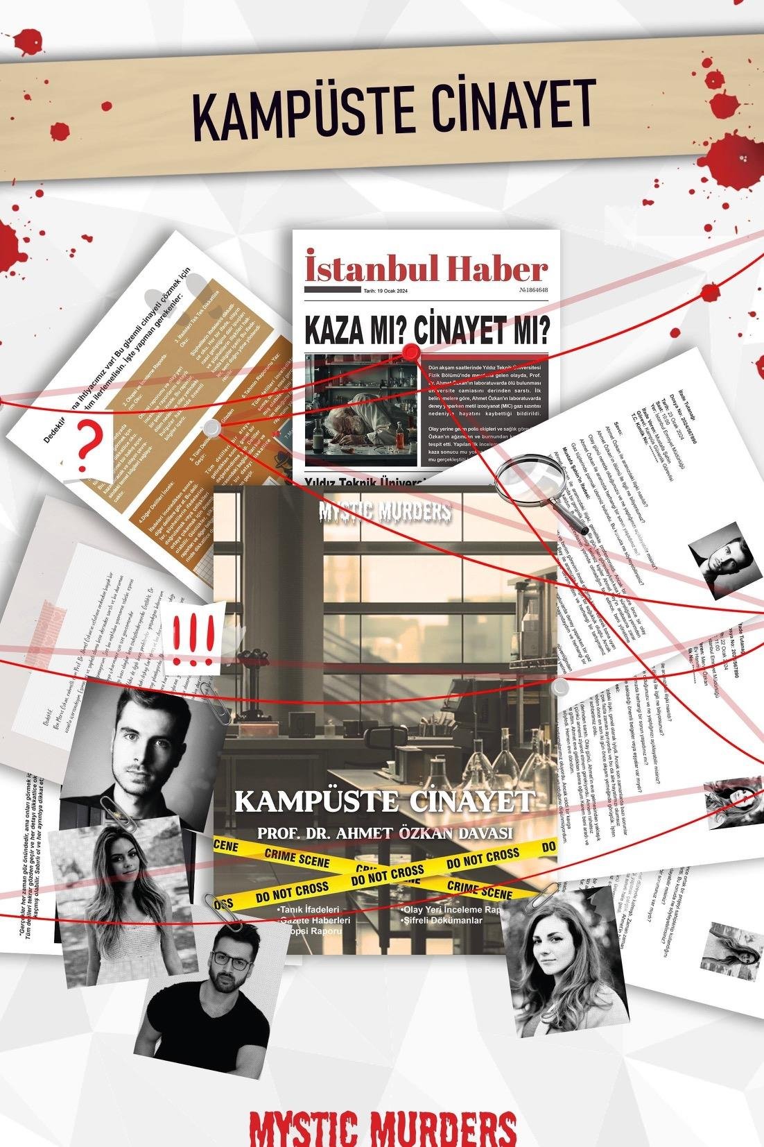 Dedektiflik Cinayet Çözme Oyunu - Kampüste Cinayet