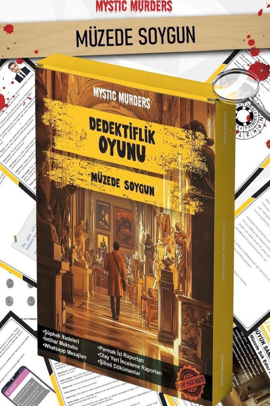 Dedektiflik Dava Çözme Oyunu - Müzede Soygun