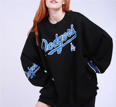 Dodgers Oversize Siyah Sweatshirt