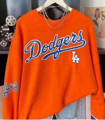 Dodgers Oversize Turuncu Sweatshirt