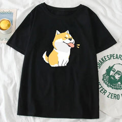 Dog And Cat Baskılı Oversize T-shirt ( Tek Gönderilir Lütfen Renk Seçin )