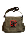 dompuleri moda Cute Rock Animal Baskılı Unisex Postacı Çantası