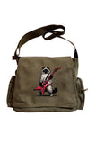 dompuleri moda Cute Rock Animal Baskılı Unisex Postacı Çantası
