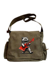 dompuleri moda Cute Rock Animal Baskılı Unisex Postacı Çantası