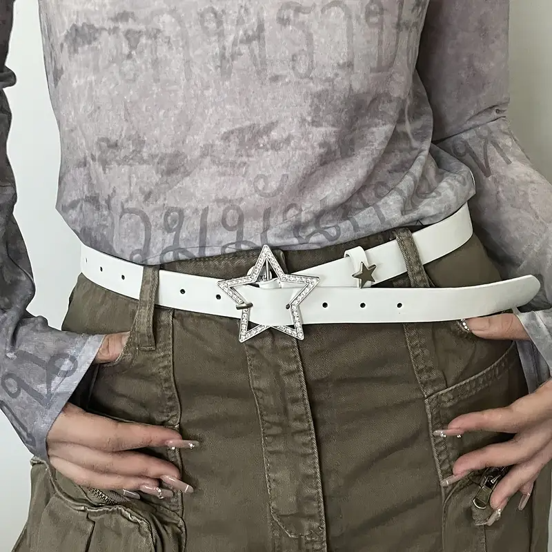 Star Taşlı Streetwear Kemer