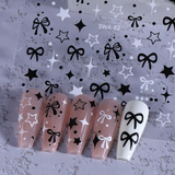 Y2K Cute Ribbon Tırnak Stickeri