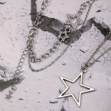 Y2K Retro Star Detaylı Kolye