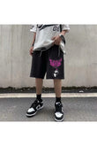 Ery Anime Harajuku Kuromi Sanrio Penye Unisex Şort