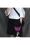 Ery Anime Harajuku Kuromi Sanrio Penye Unisex Şort