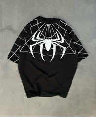 Extra Salaş Spider Baskılı  (Unisex) T-Shirt