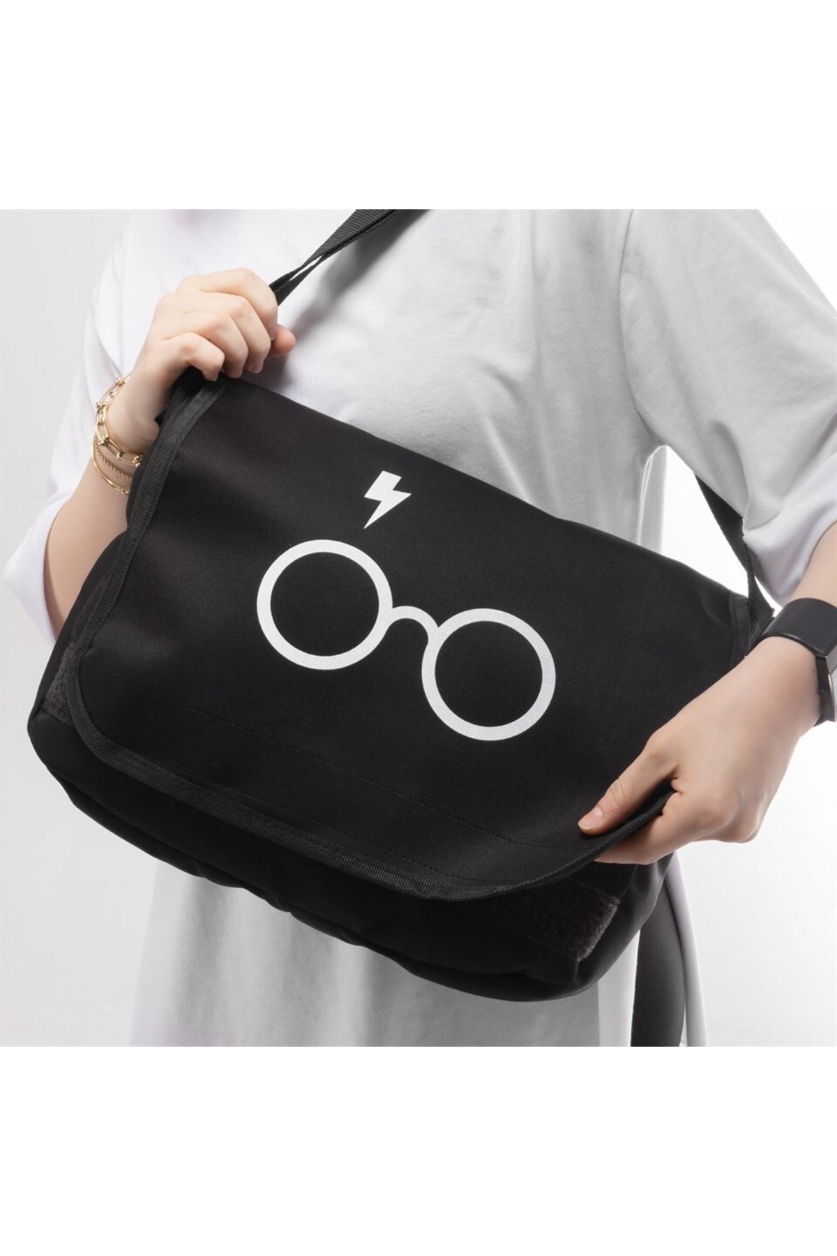 Eysa Hp Baskılı Unisex Postacı Çantası