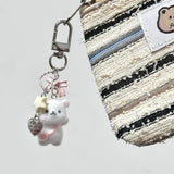 Cute Pink Bear Çanta, Telefon Charmı