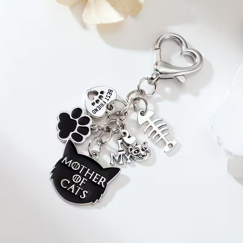 Mother Of Cat Charm Anahtarlık