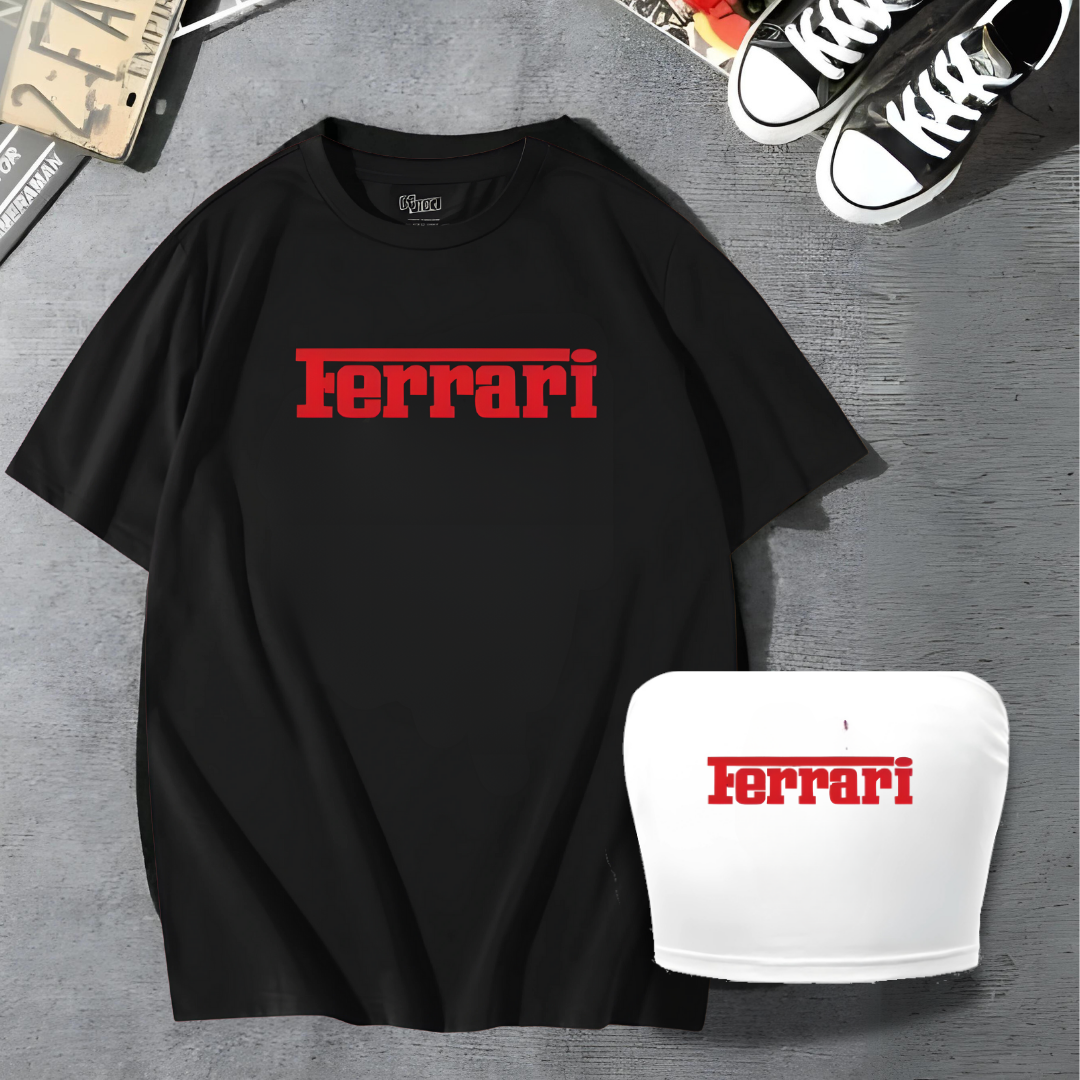 Ferrari Couple T-Shirt & Croptop