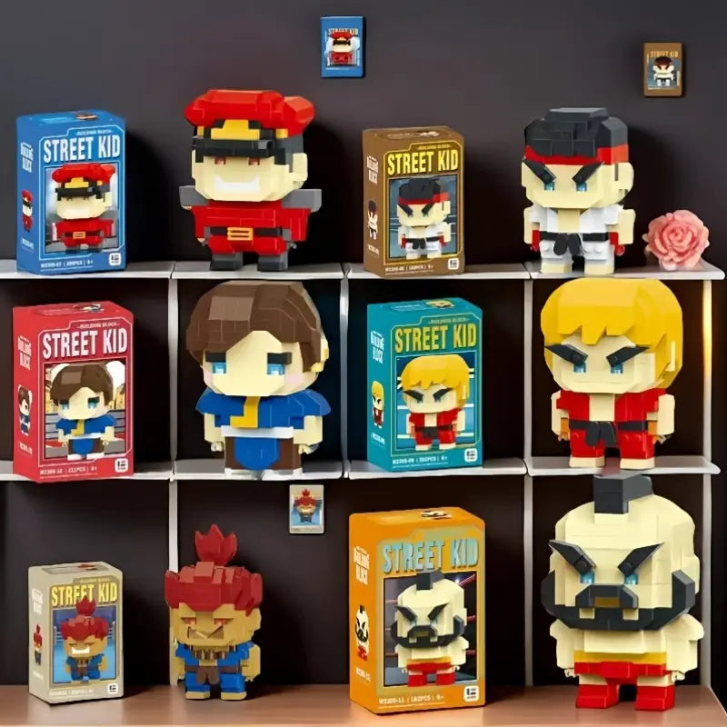 Street Kid Küçük Parçacık LEGO Masaüstü Dekorasyonu