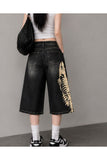Fishbone Print Baskılı Harajuku Y2K Unisex Şort