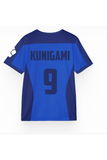 Anime Blue Lock Mavi KUNİGAMİ 9 Unisex Forma Unisex T-shirt