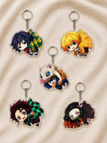 Demon Slayer (Kimetsu no Yaiba) Temalı Charm Anahtarlık