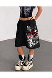 Gothic Love Unisex Baggy Cepsiz Oversize Bermuda Şort