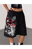 Gothic Love Unisex Baggy Cepsiz Oversize Bermuda Şort