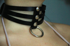 Gotik Unisex 3 lü  Ayarlanabilir Choker Kolye