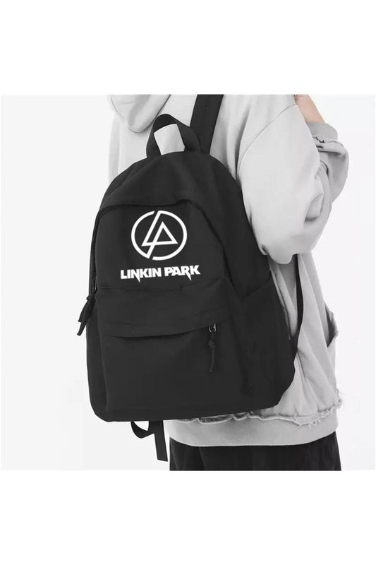 Linkin Park Logo Baskılı Unisex Sırt Çantası
