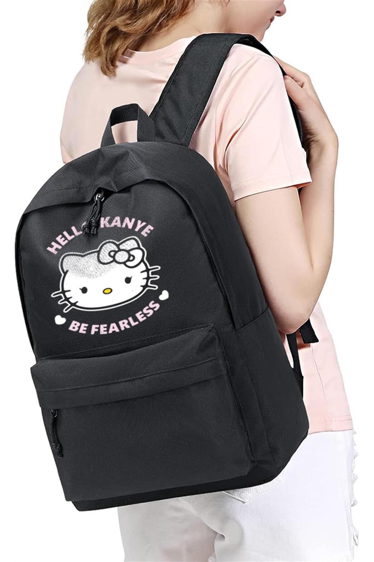 Hello Kanye Be Fearless Baskılı Unisex Sırt Çantası